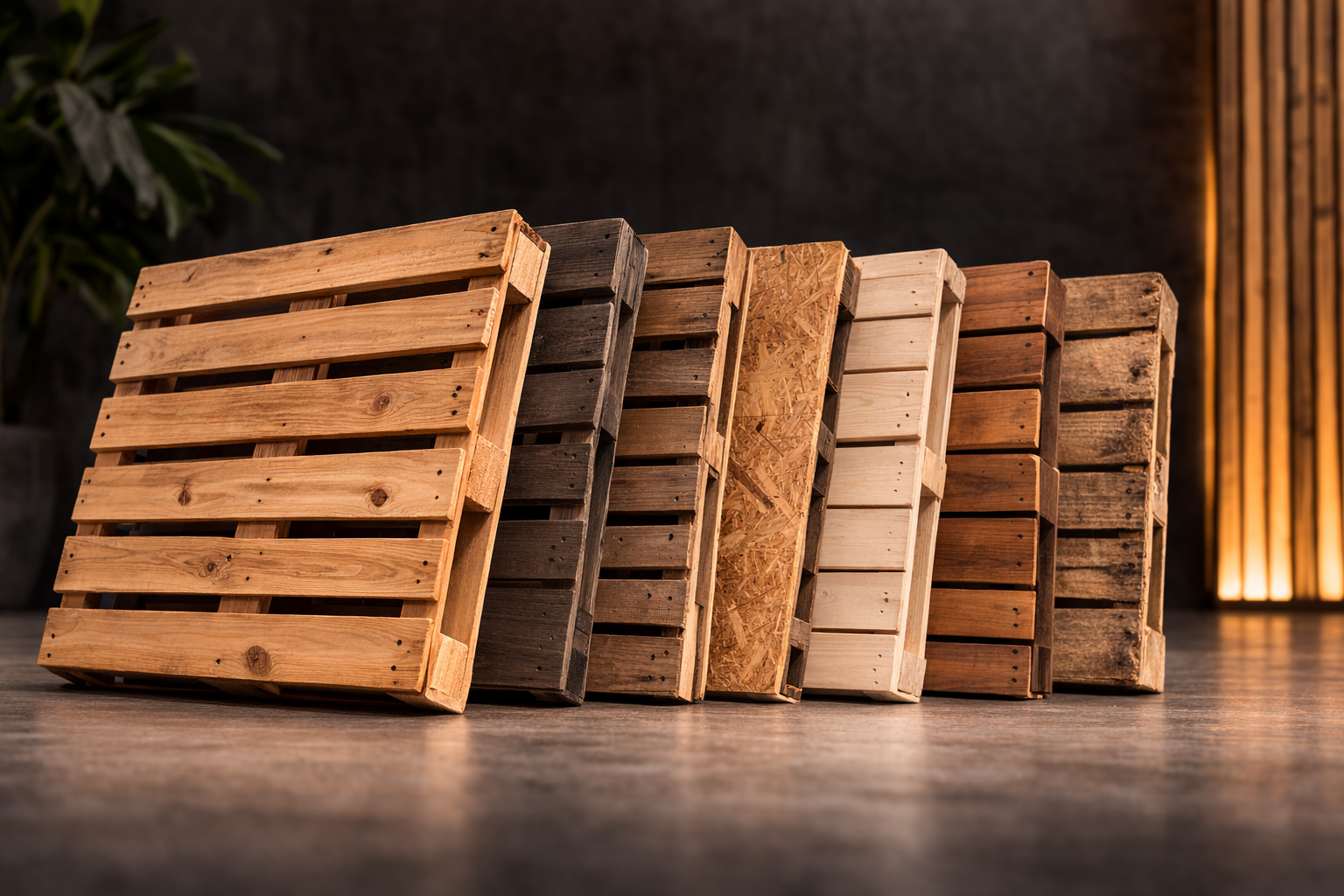 tipos de tarimas de madera